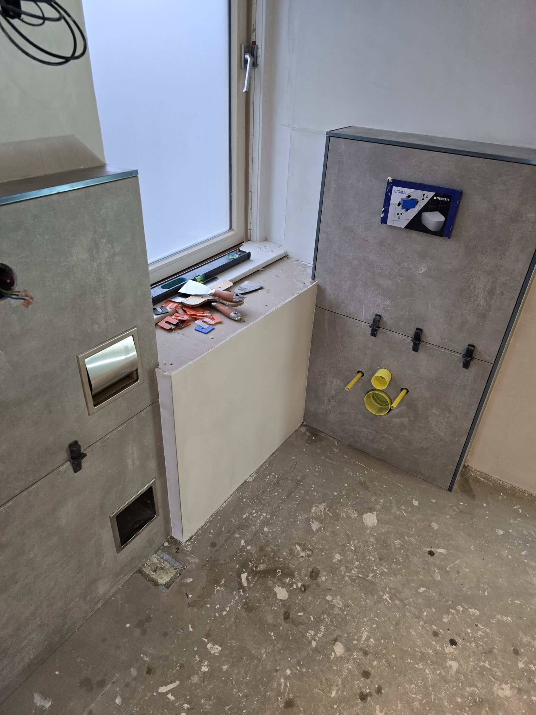 Verbouw toilet incl. sanitair en tegelwerk